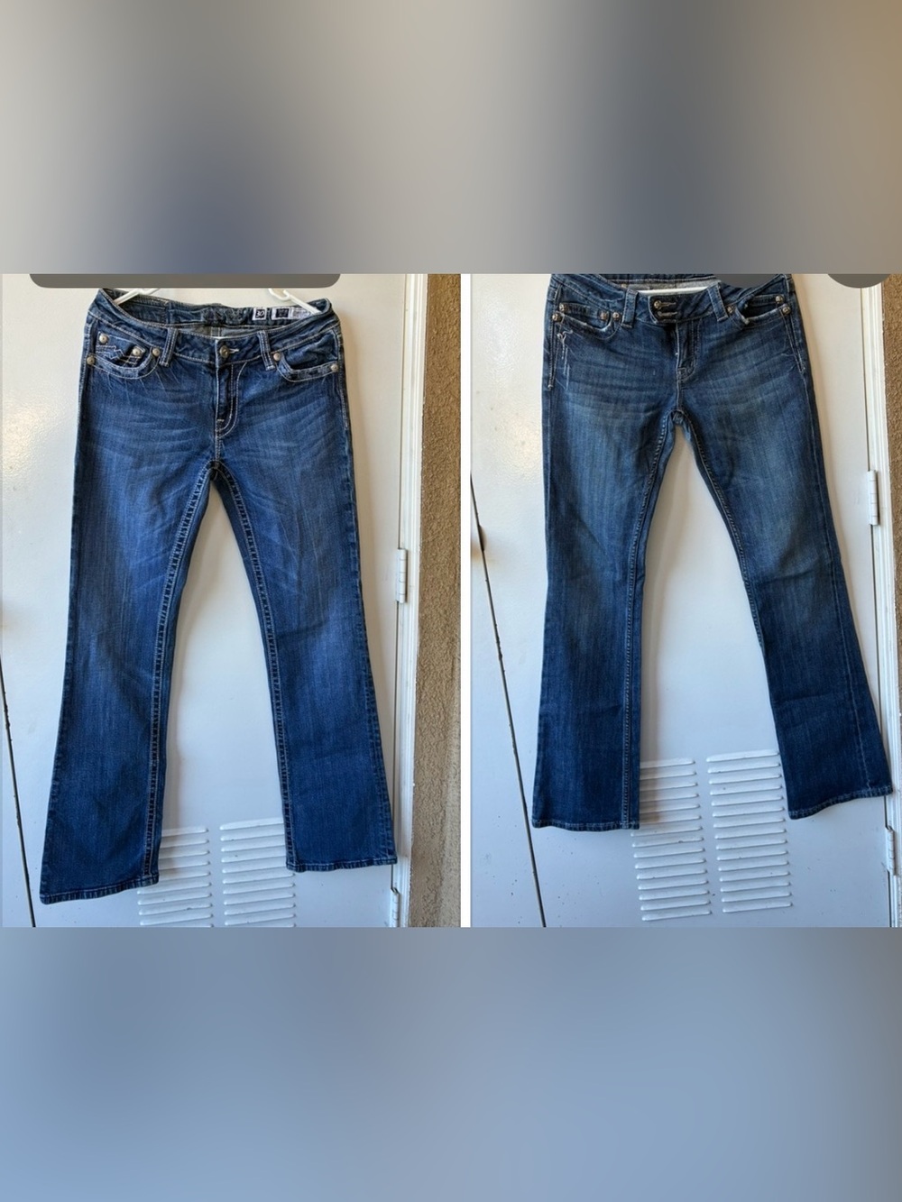 Miss Me Blue Denim Jeans - Dark Wash Pair